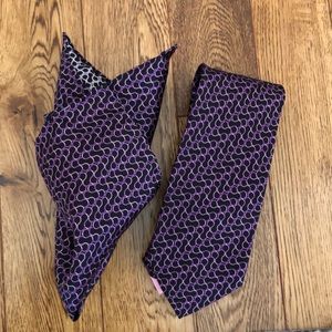 Italo Ferretti silk tie and pocket square